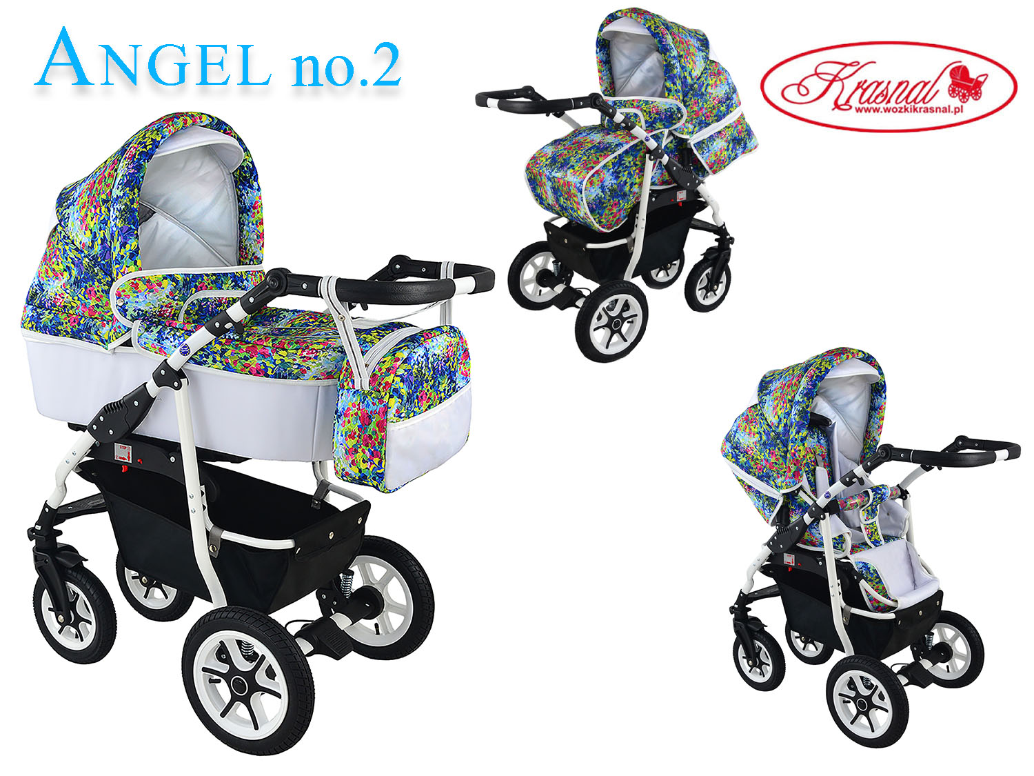Wózek+wielofunkcyjny+Krasnal+Angel+winogrono+2w1